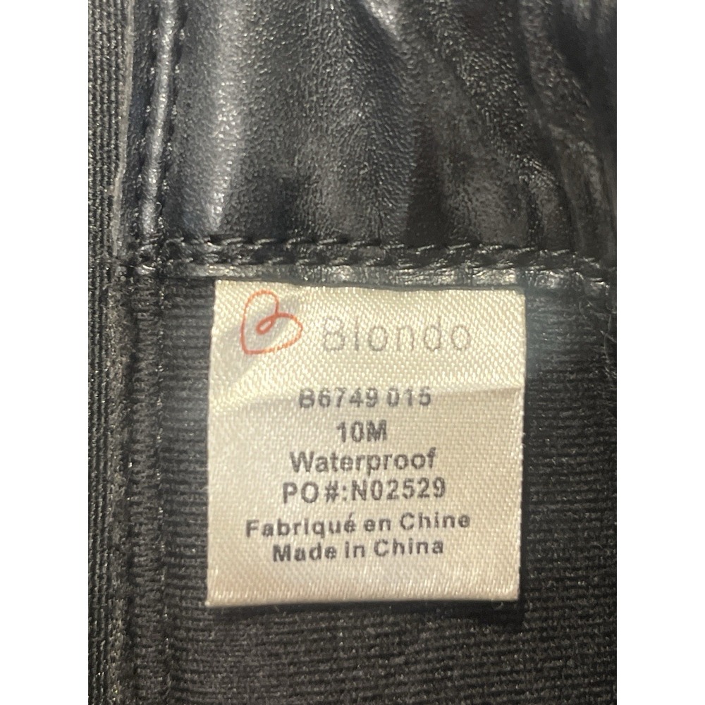 Blondo Sabina Black Suede Leather Waterproof Winter Ankle Boots Size 10 - Picture 11 of 12